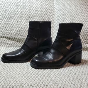 Diba Cuba black Brazilian leather boots sz 6.